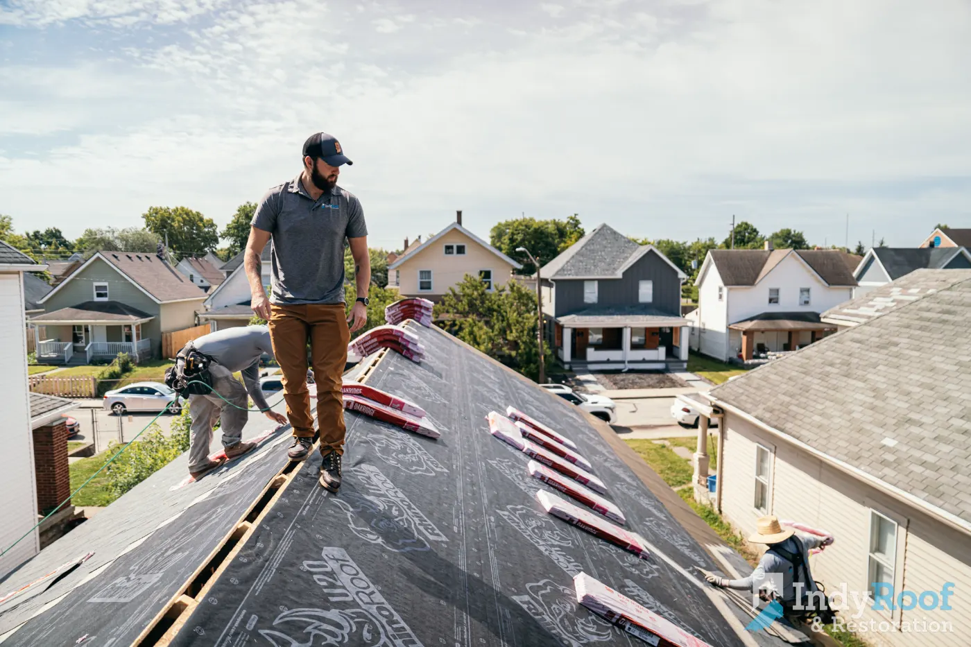 Commercial roof inspection documented in Bicknell